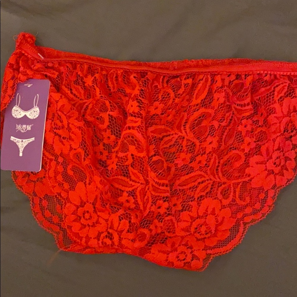 Red Lace panties